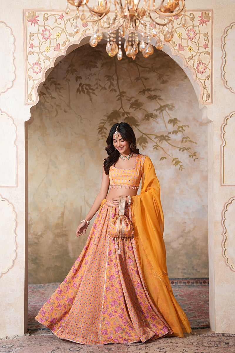 Kesariya Heer Dupatta