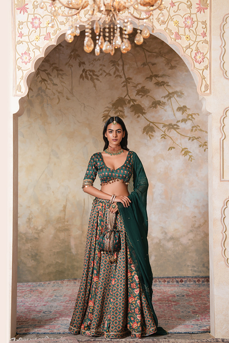 Mayuri Heer Lehenga Set With Dupatta