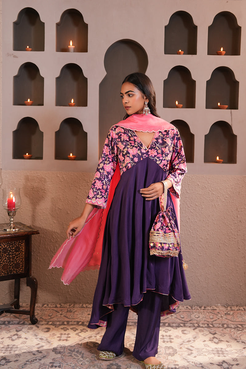 Gulabi Sitara Dupatta