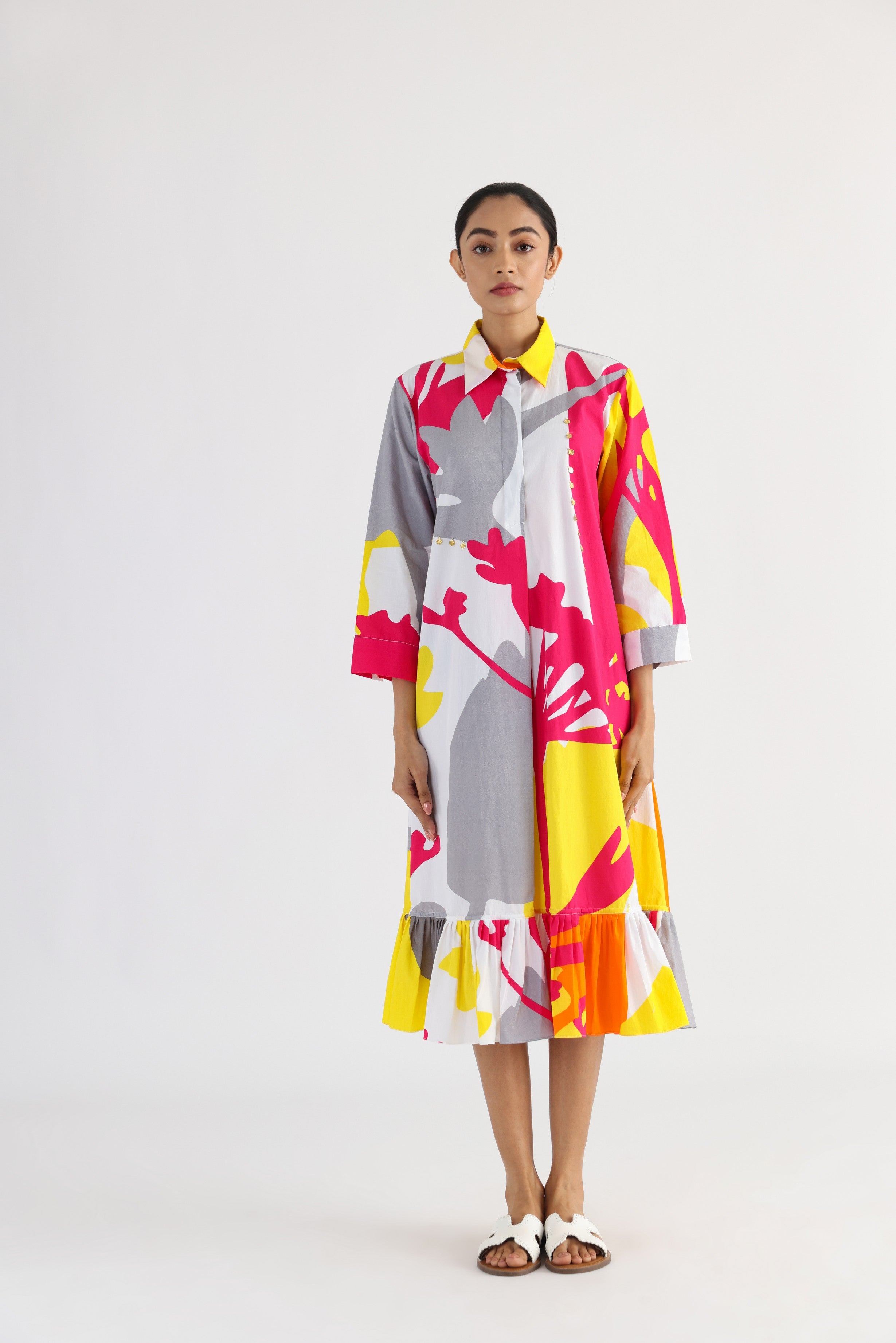 THE DRIFT RUFFLE DRESS