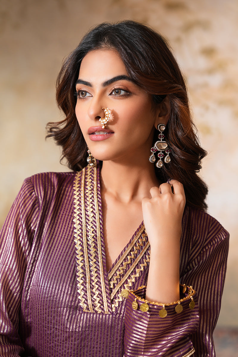 Gauhar Gota Kurta Set