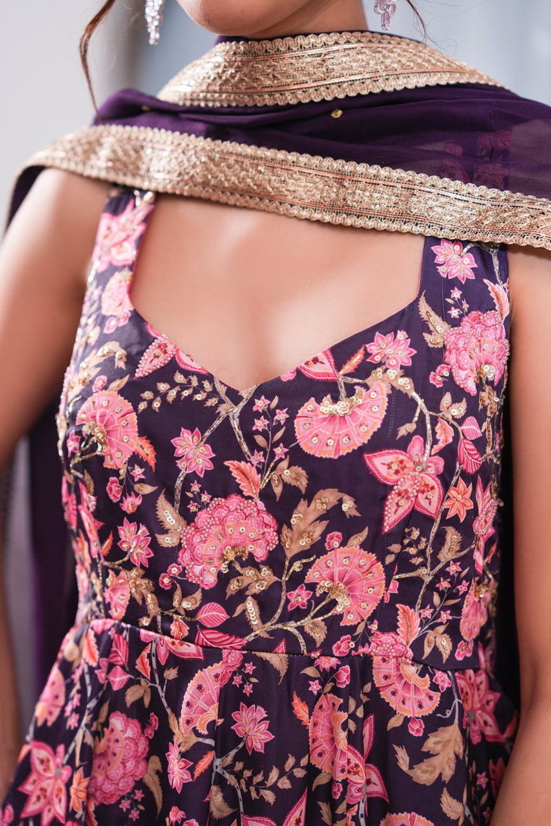 Zinnia Gota Dupatta