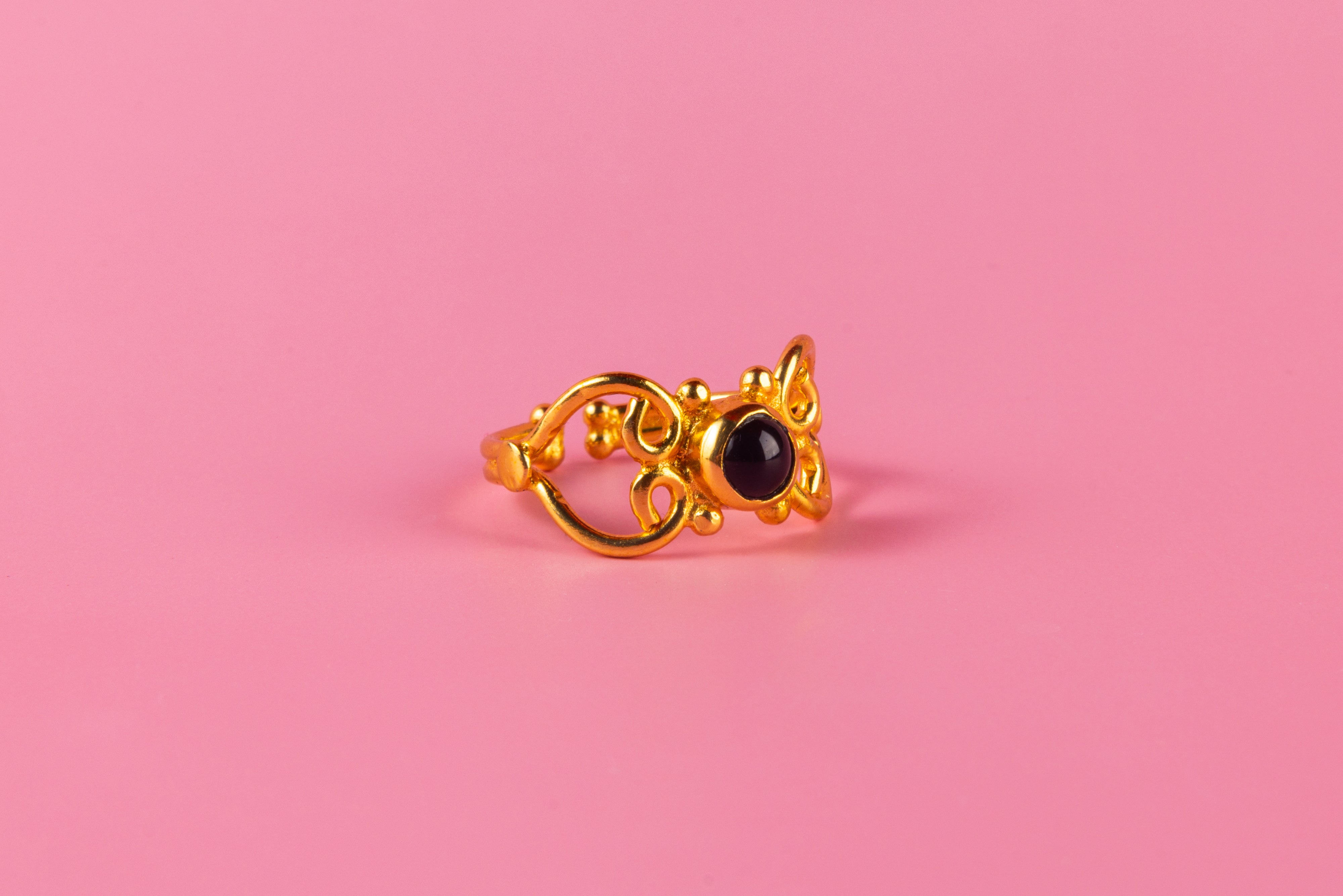 Black panther ring