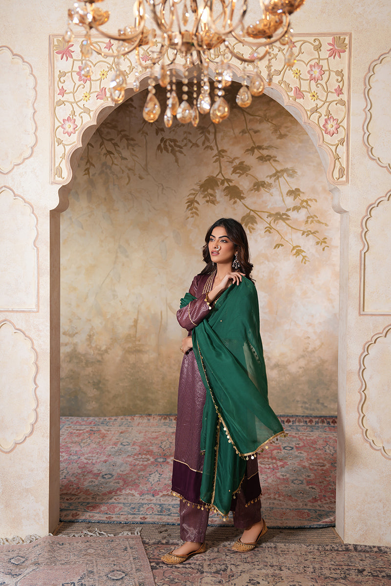 Gauhar Gota Kurta Set