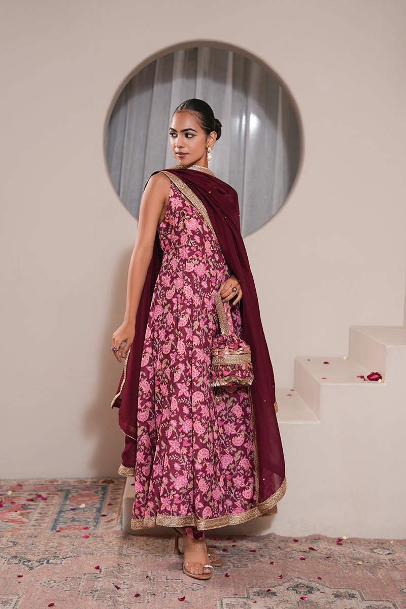 Petunia Gul Anarkali Set