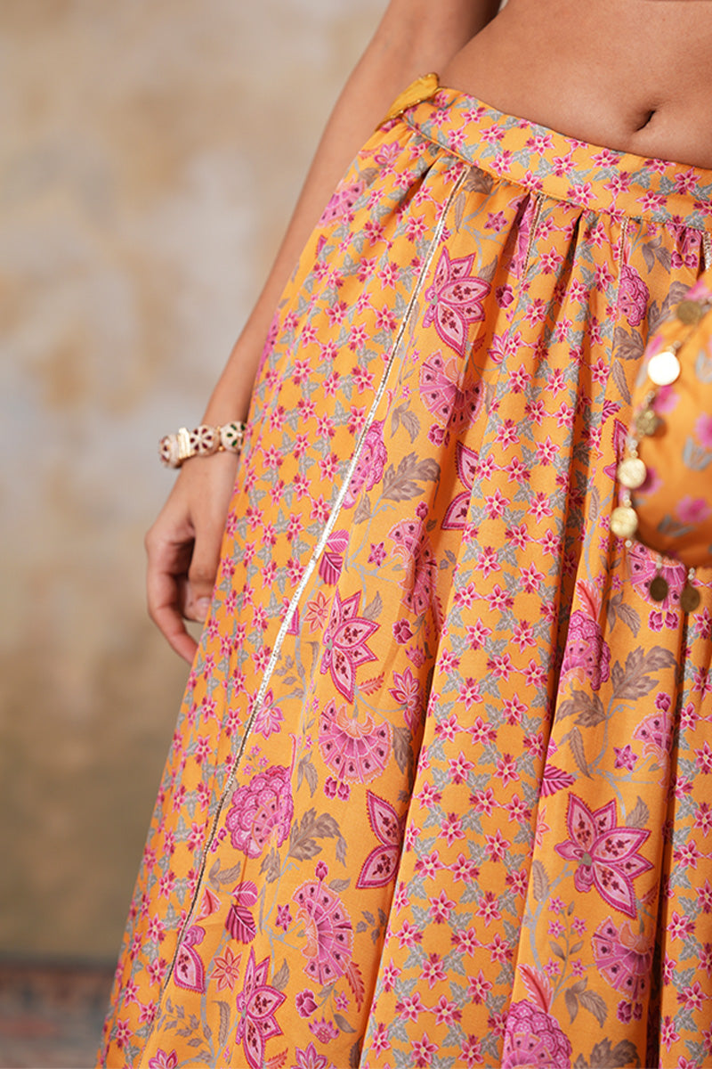 Kesariya Heer Lehenga Set
