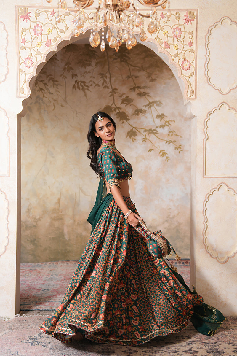 Mayuri Heer Lehenga Set With Dupatta