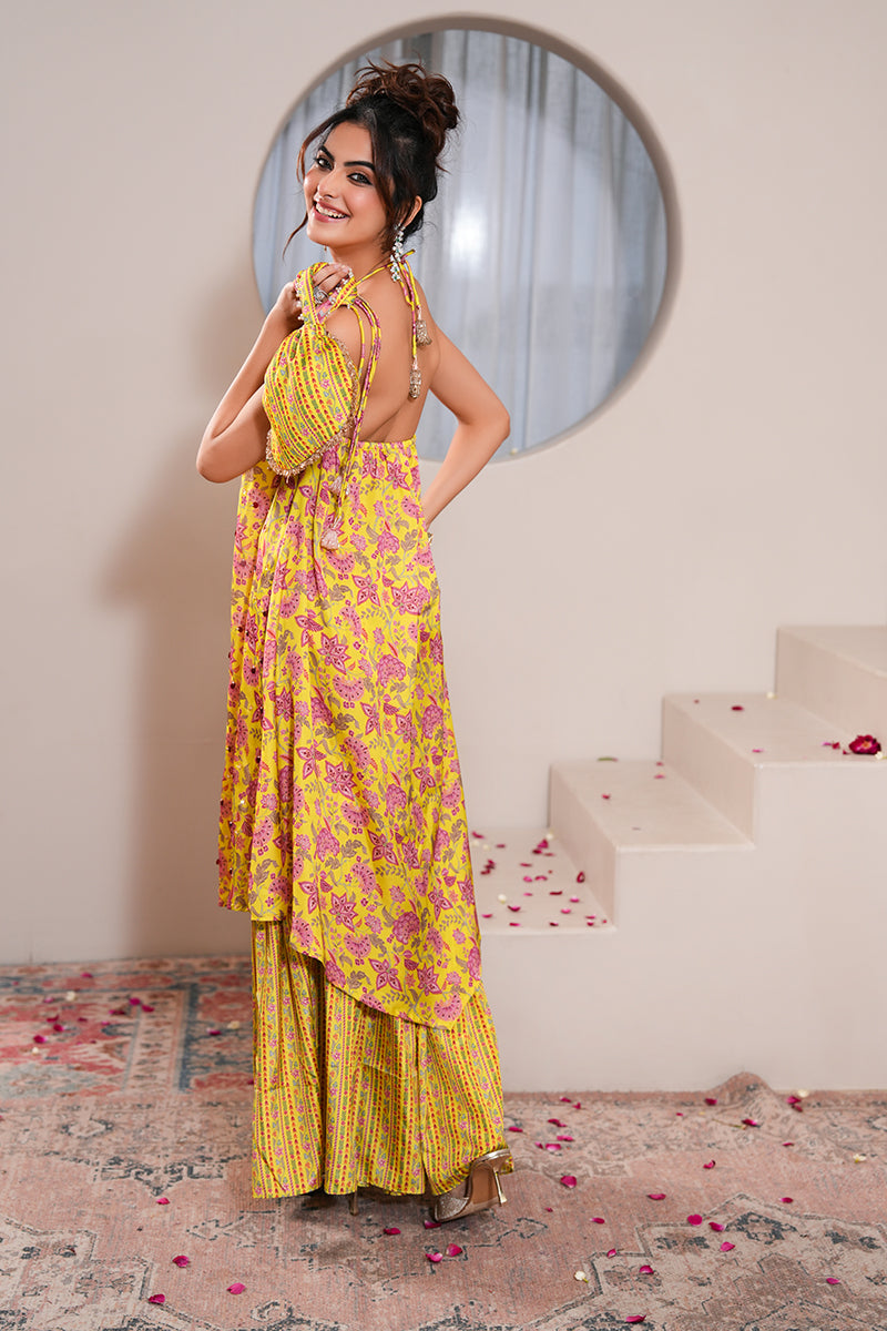 Jasmine Pearl Gharara Set
