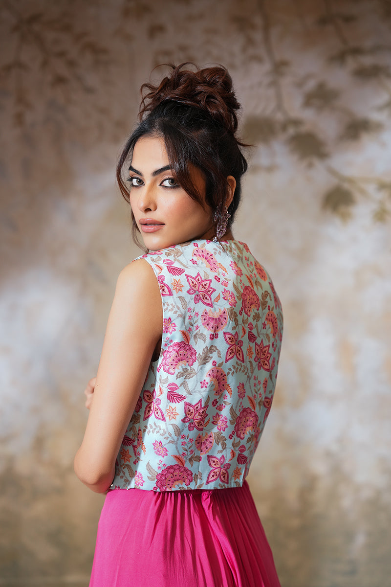 Gulabi Bageecha Sharara Set