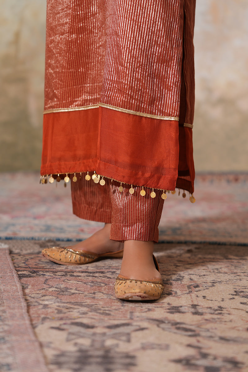 Zangi Gota Kurta Set