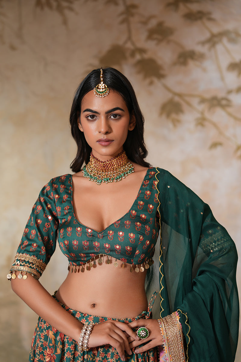 Mayuri Heer Lehenga Set With Dupatta