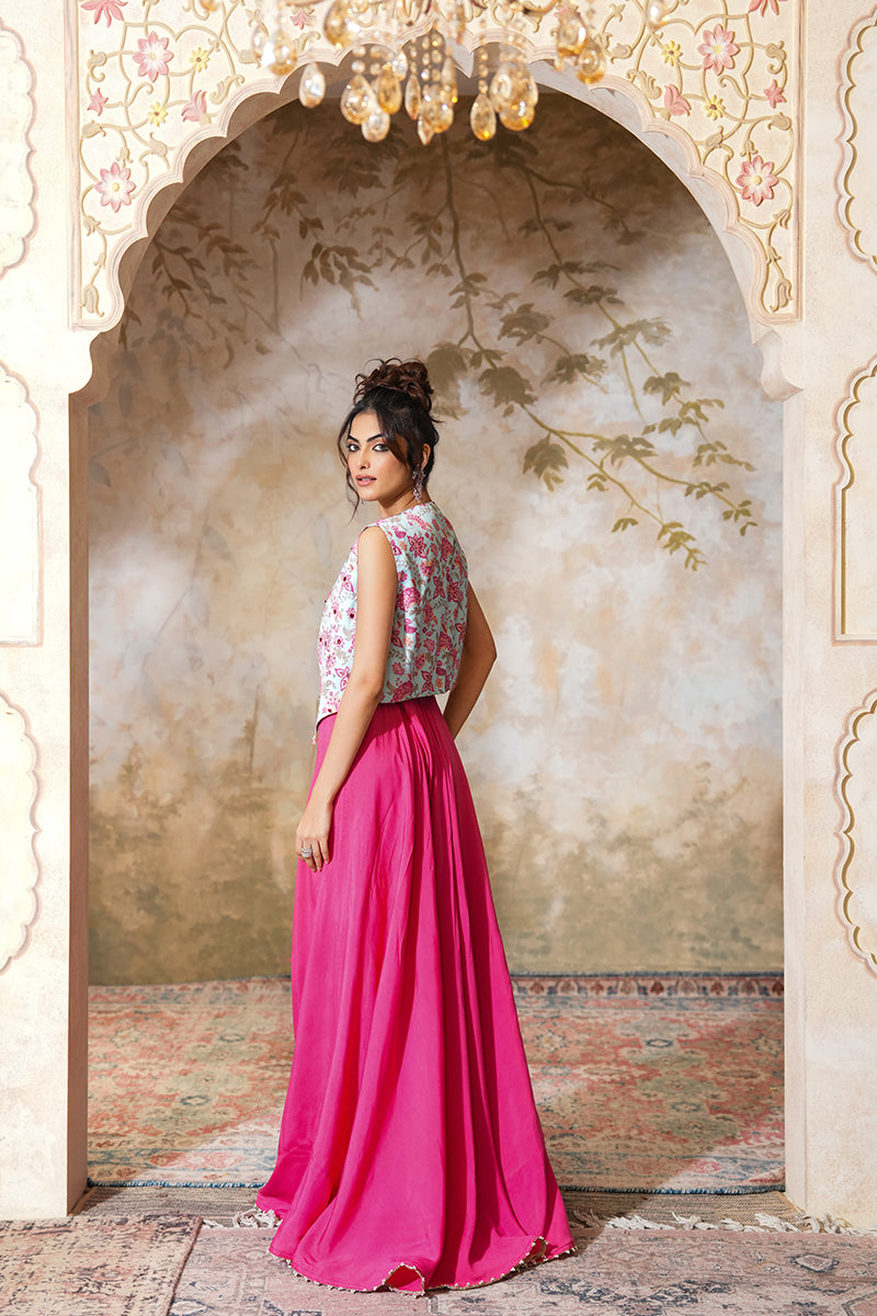 Gulabi Bageecha Sharara Set