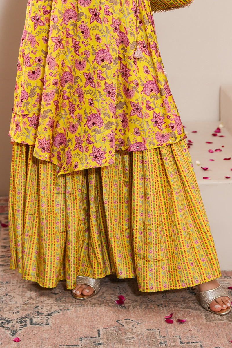 Jasmine Pearl Gharara Set