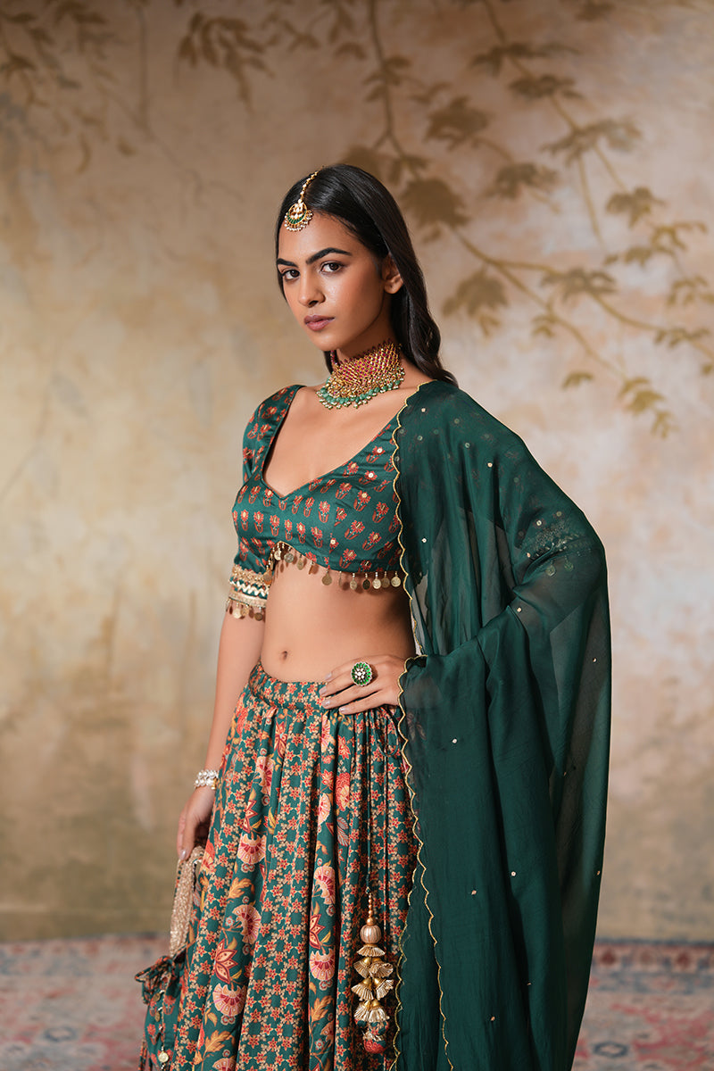 Mayuri Heer Lehenga Set With Dupatta