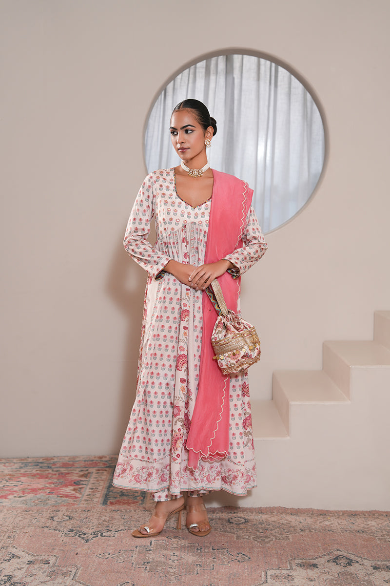 Aaliyah Mehrunissa Anarkali Set With Dupatta