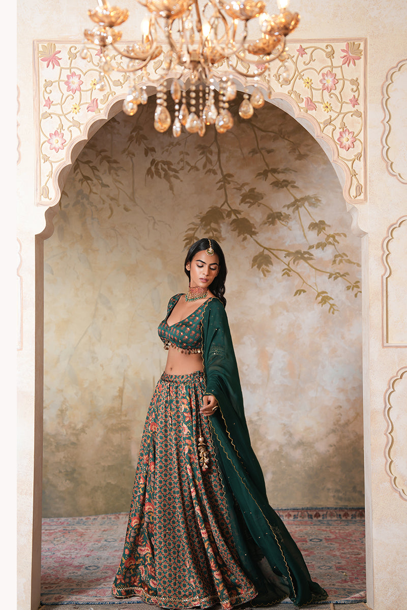 Mayuri Heer Lehenga Set With Dupatta