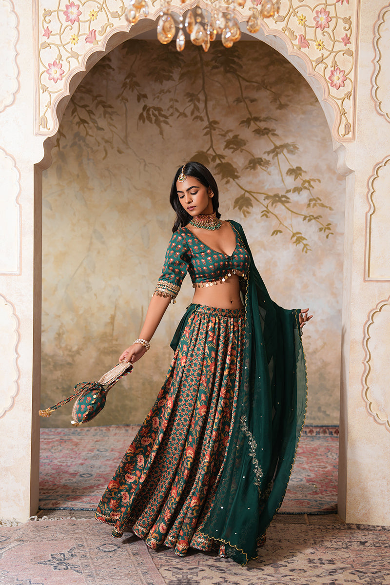 Mayuri Heer Lehenga Set With Dupatta