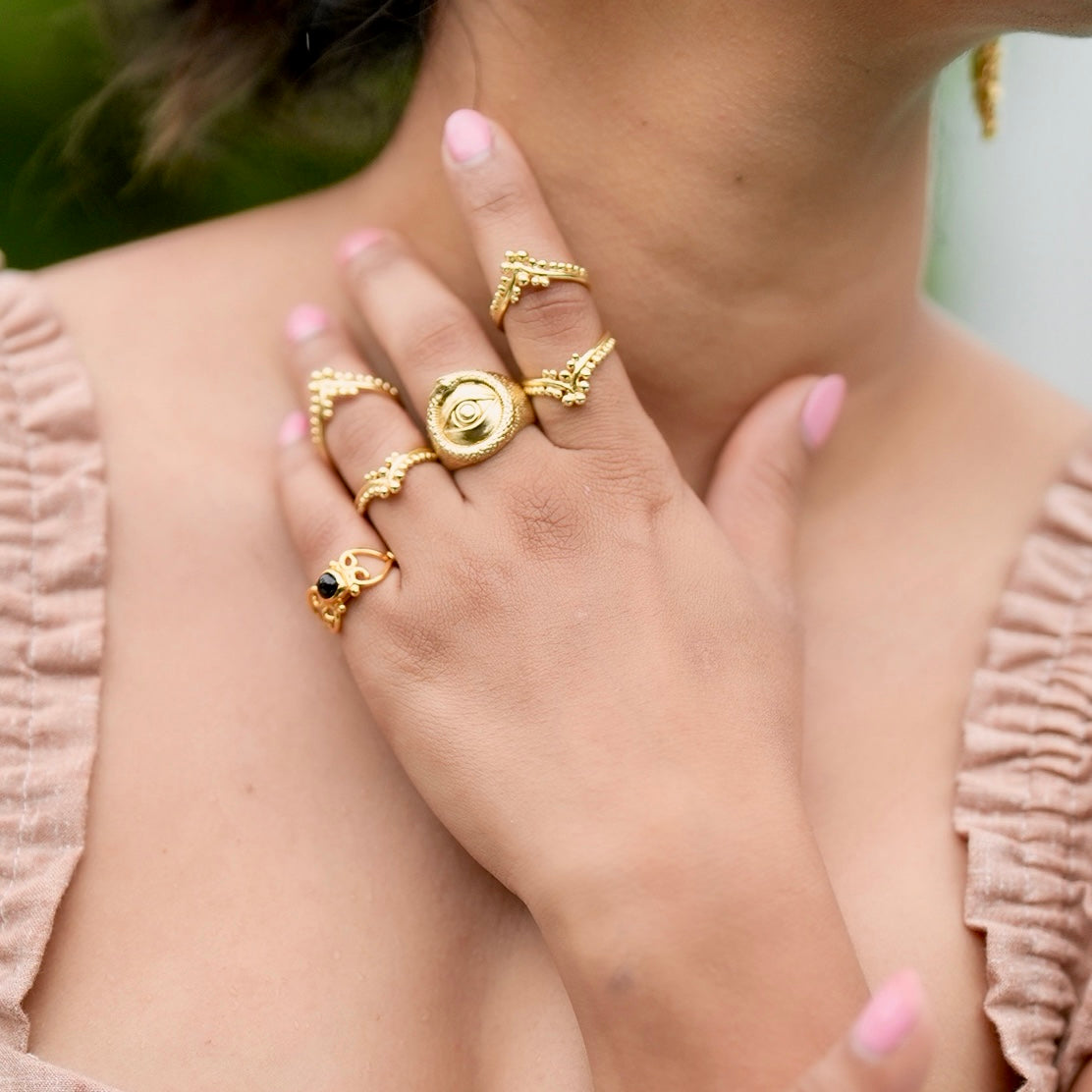 Evil eye ring