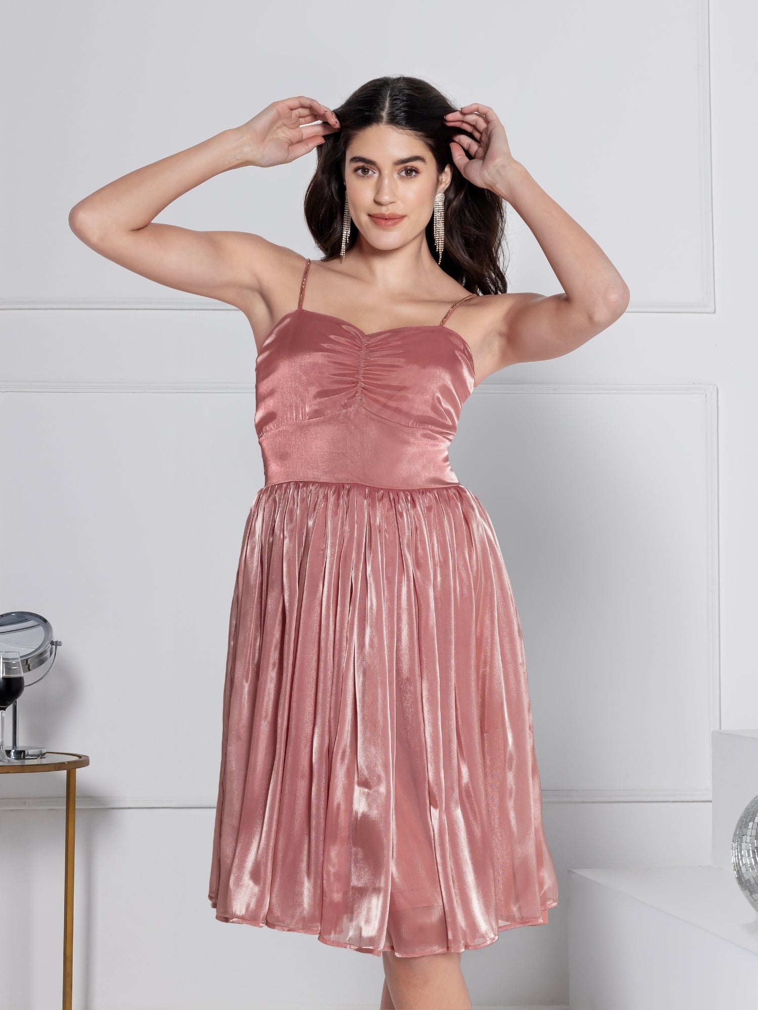 Blush Serenity Midi Dress