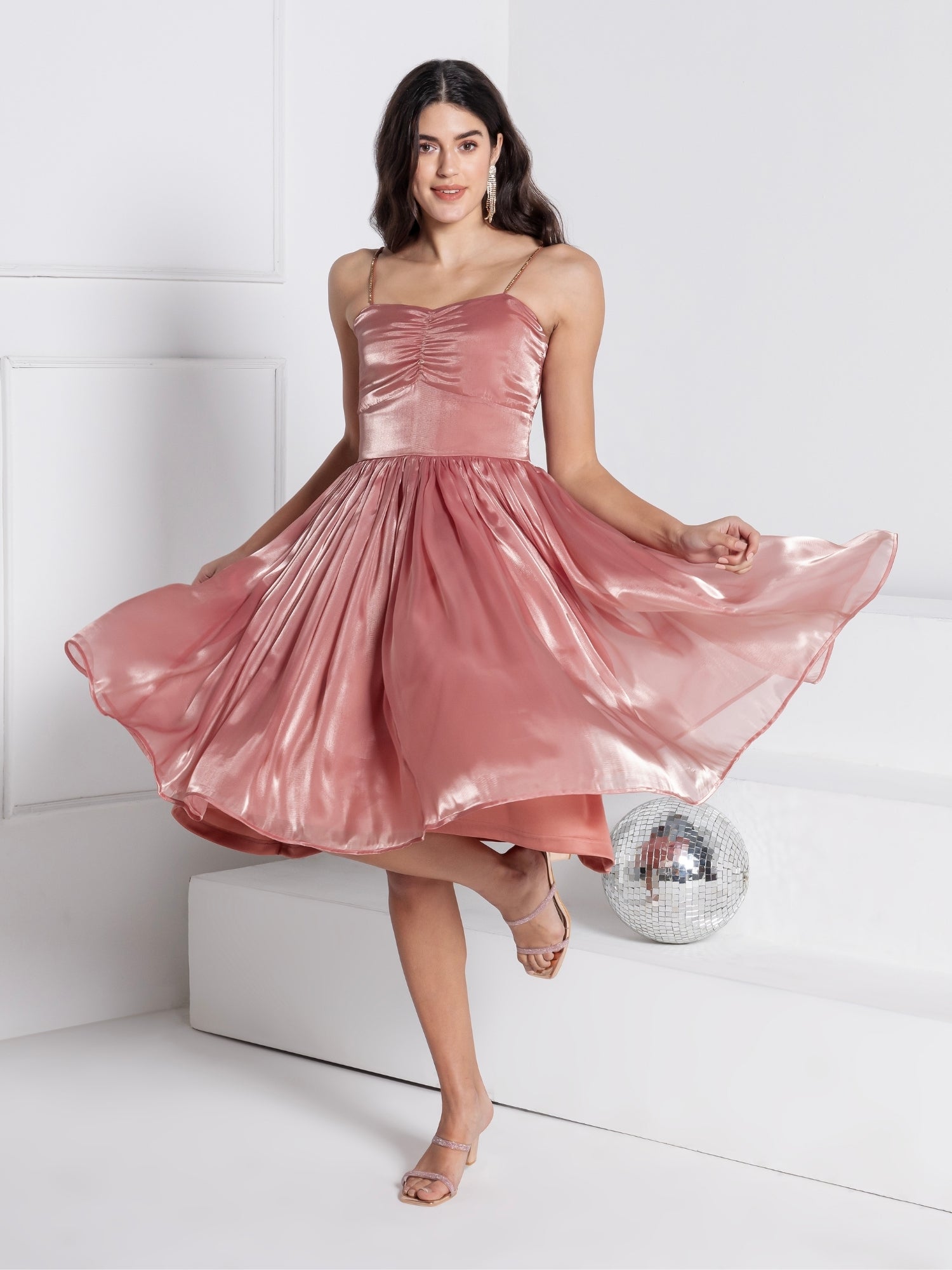 Blush Serenity Midi Dress