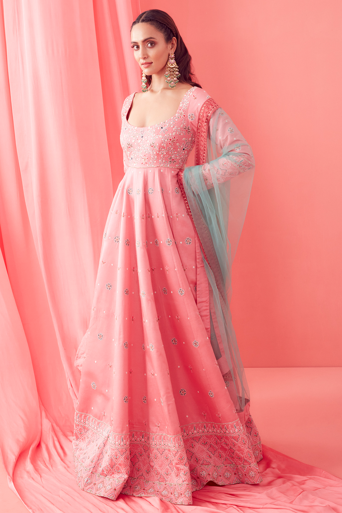 Anarkali Set with Dupatta