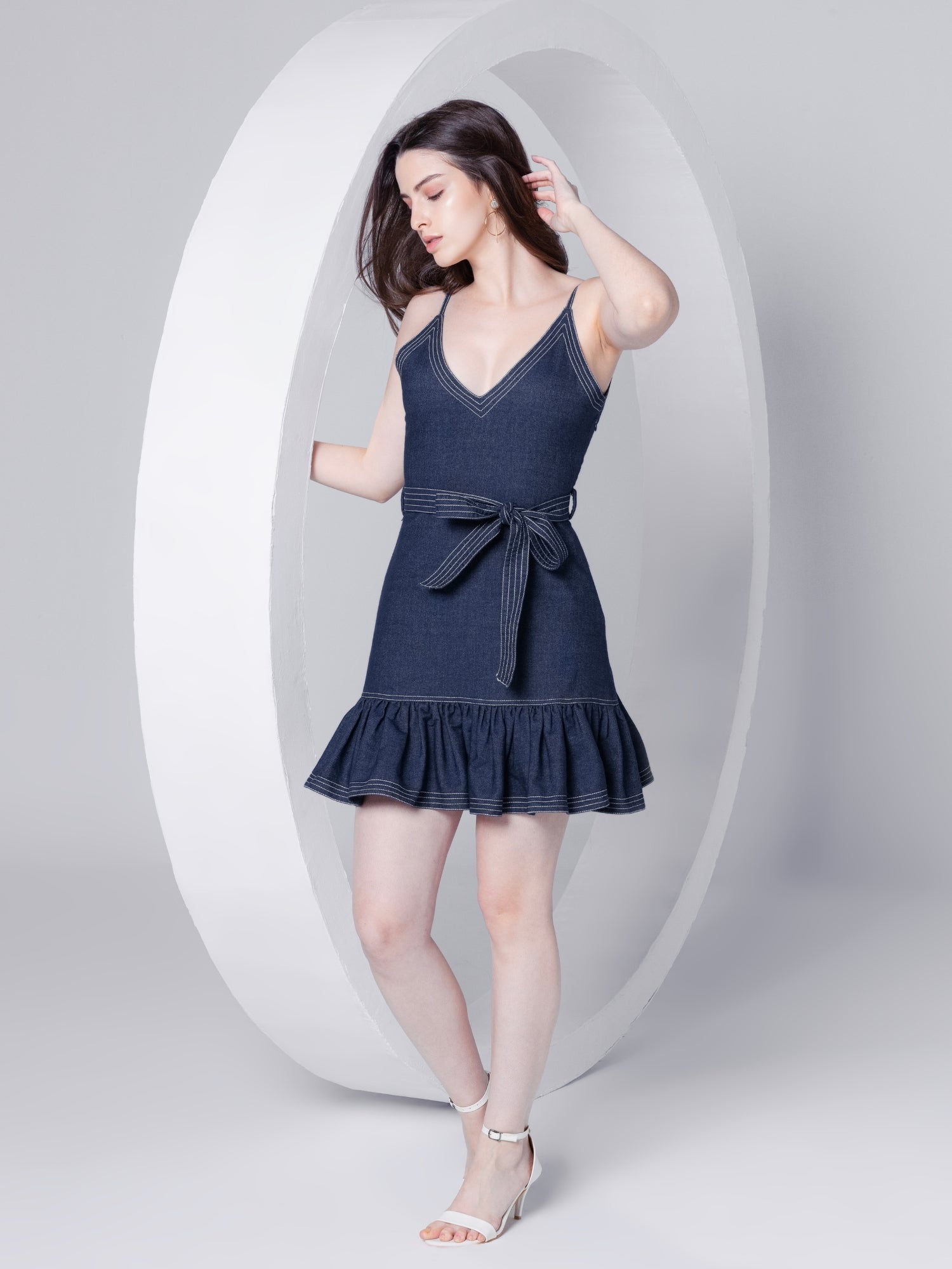 Denim Chic Mini Dress