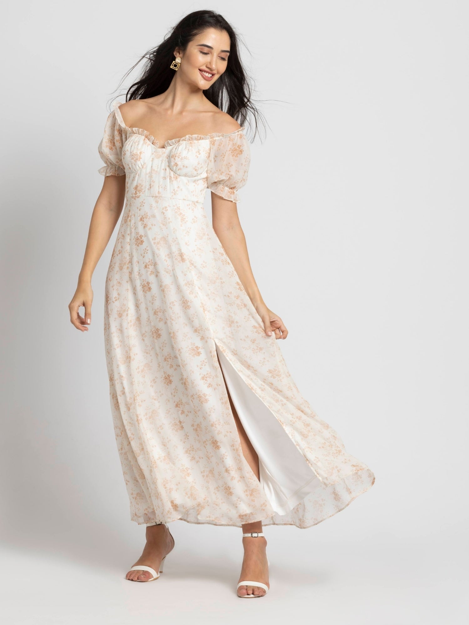 Crimson Comfort Maxi Dress