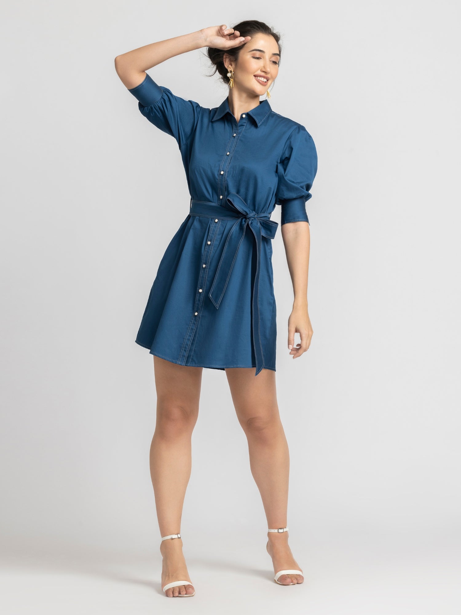 Teal Temptation Mini Dress