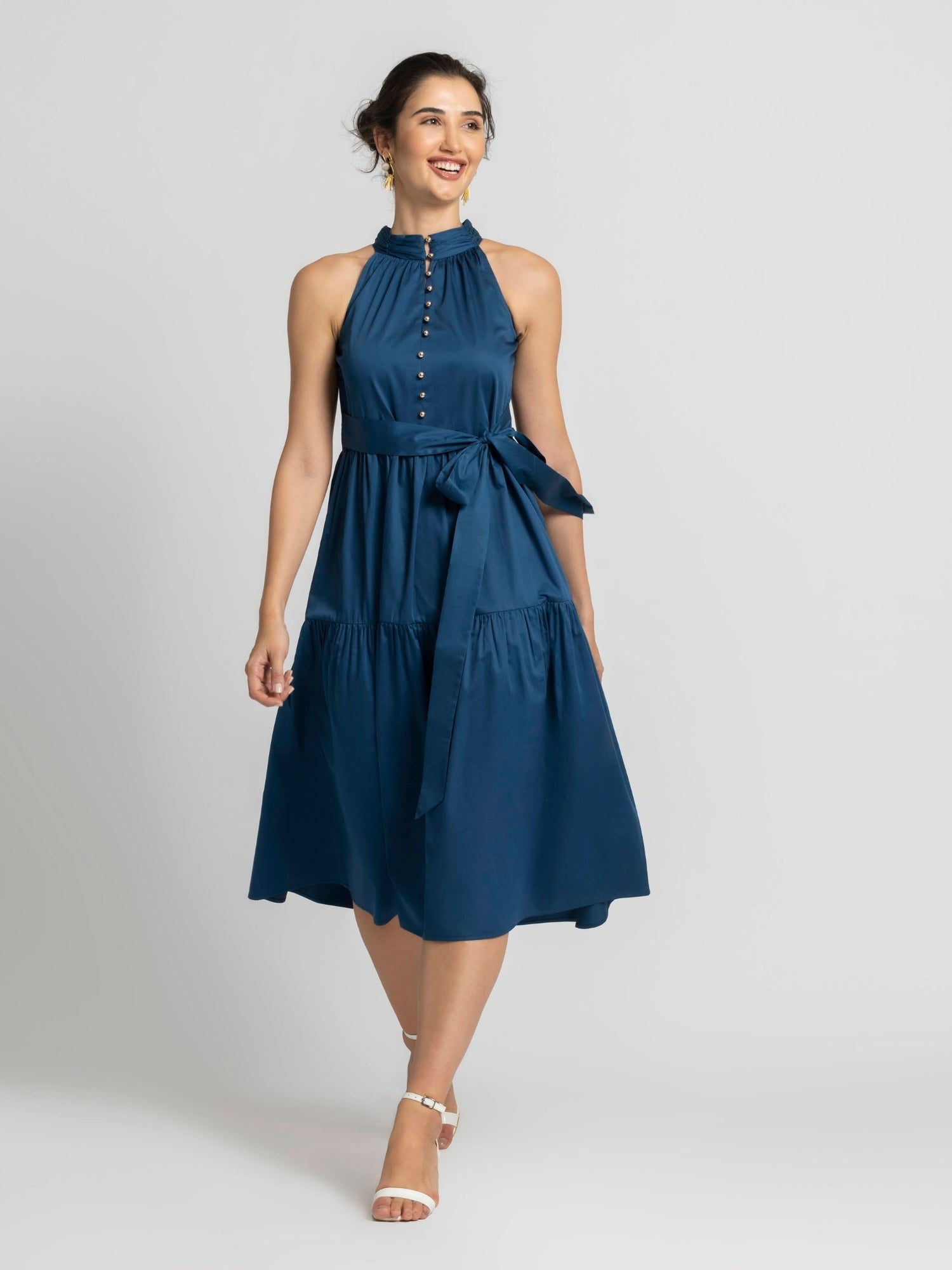 Teal Temptation Midi Dress