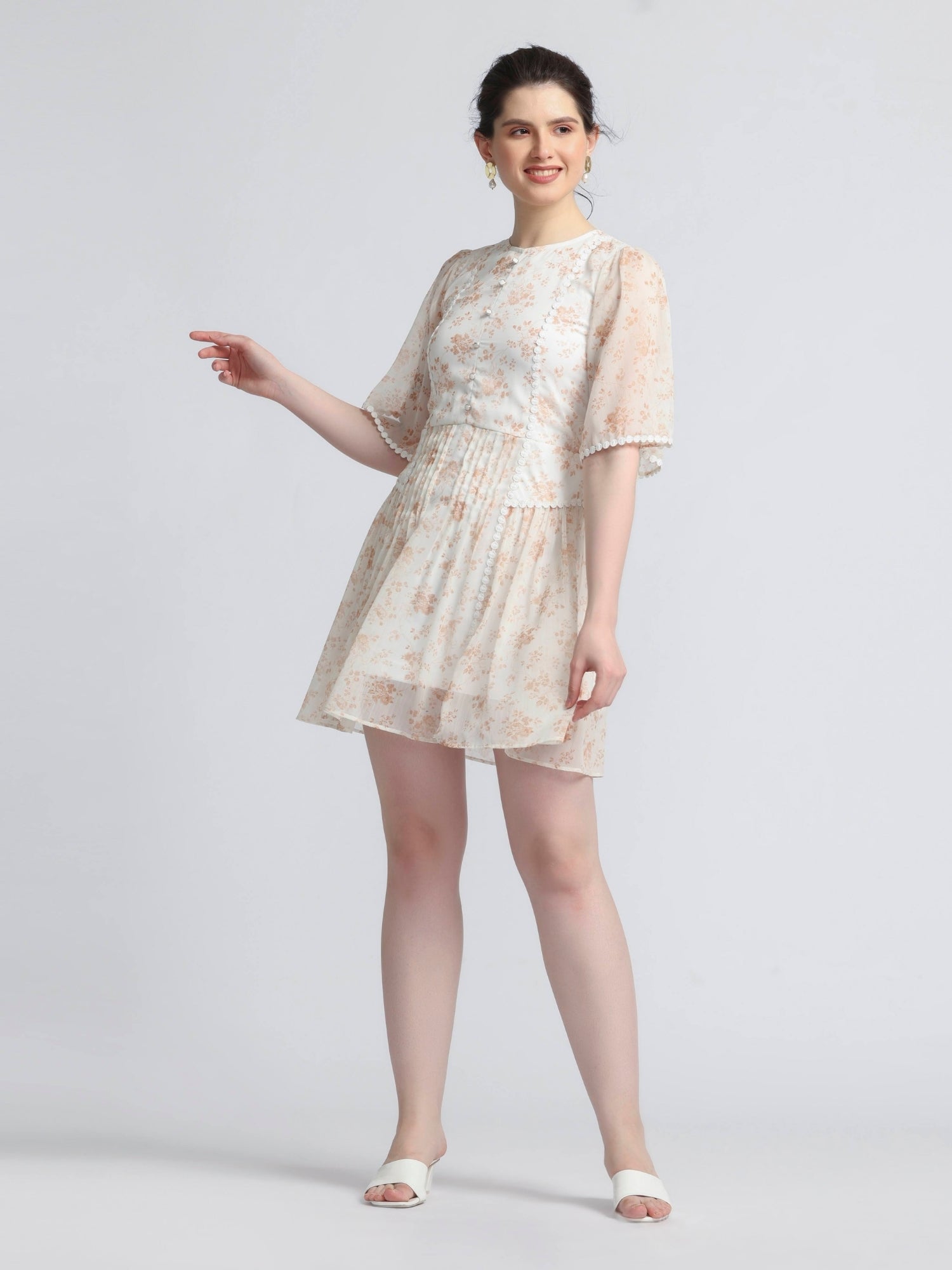 Crimson Comfort Mini Dress