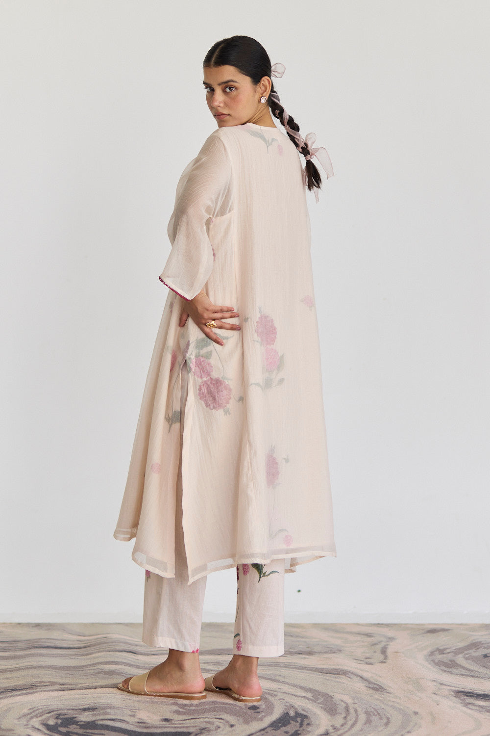 IVORY DHALIA CO-ORD SET