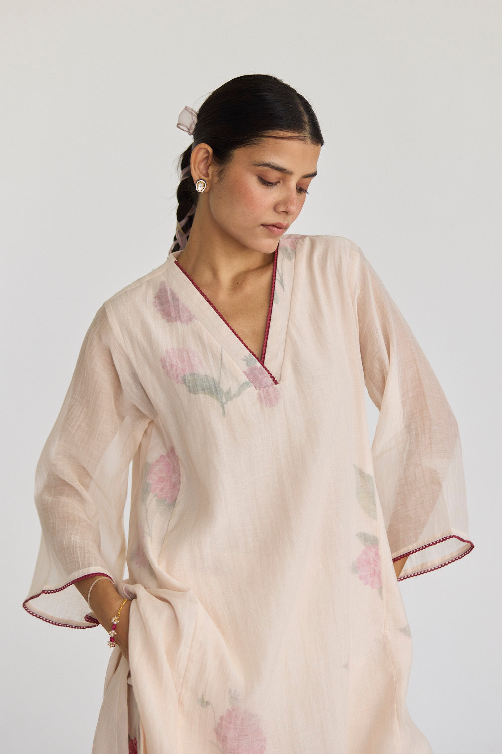 IVORY DHALIA CO-ORD SET
