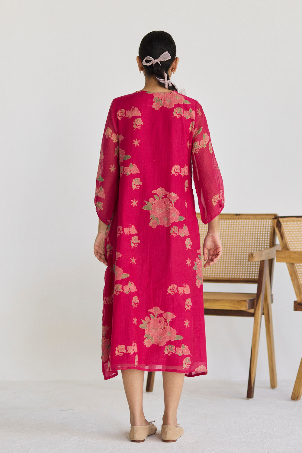 RANI BOUGAIN VILLEA DRESS