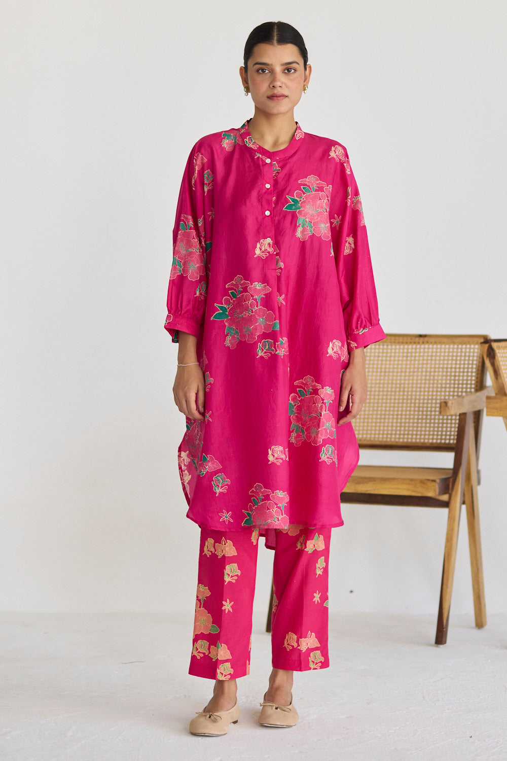 FUCHSIA BOUGAINVILLEA CO-ORD