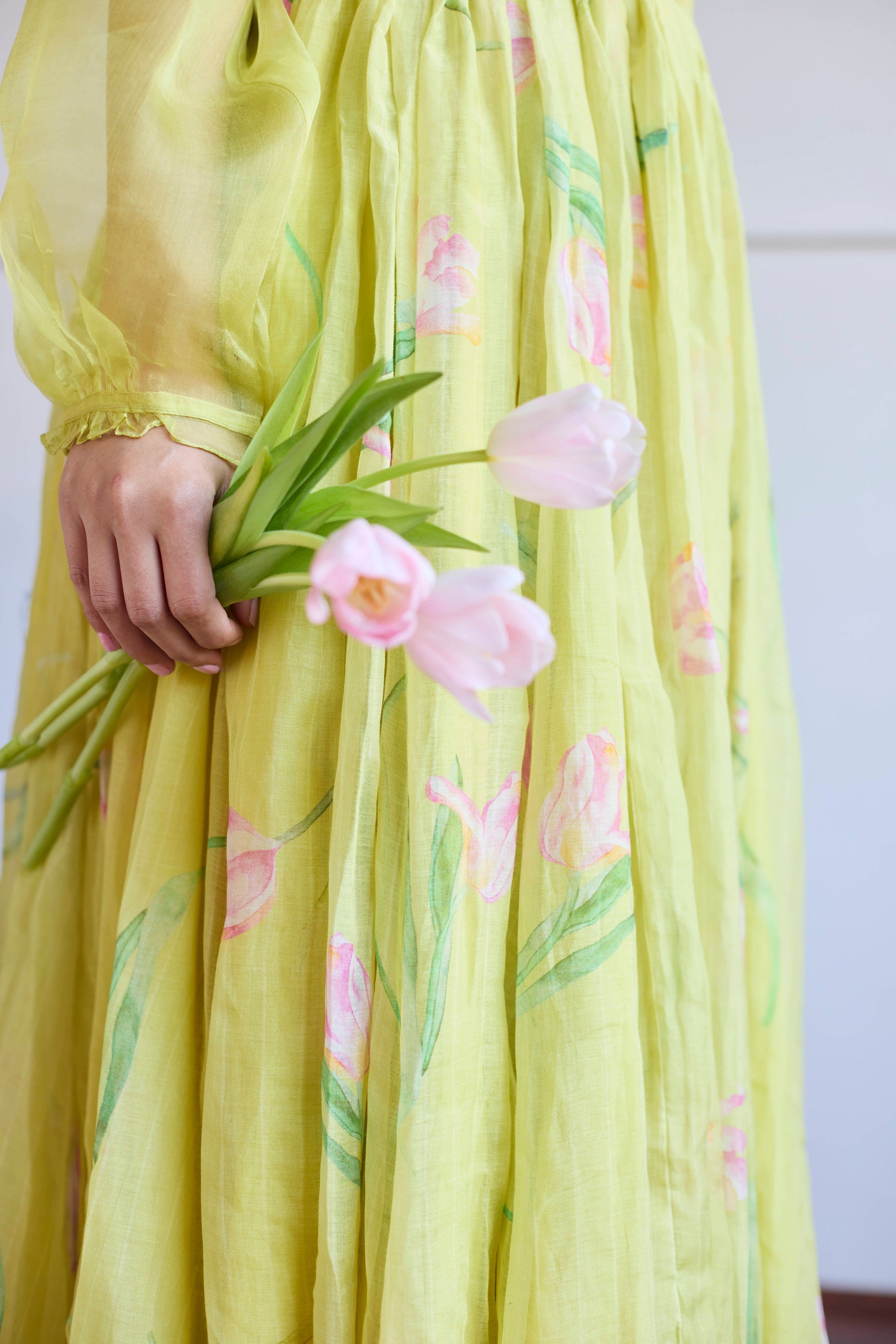 LIME TULIP SKIRT
