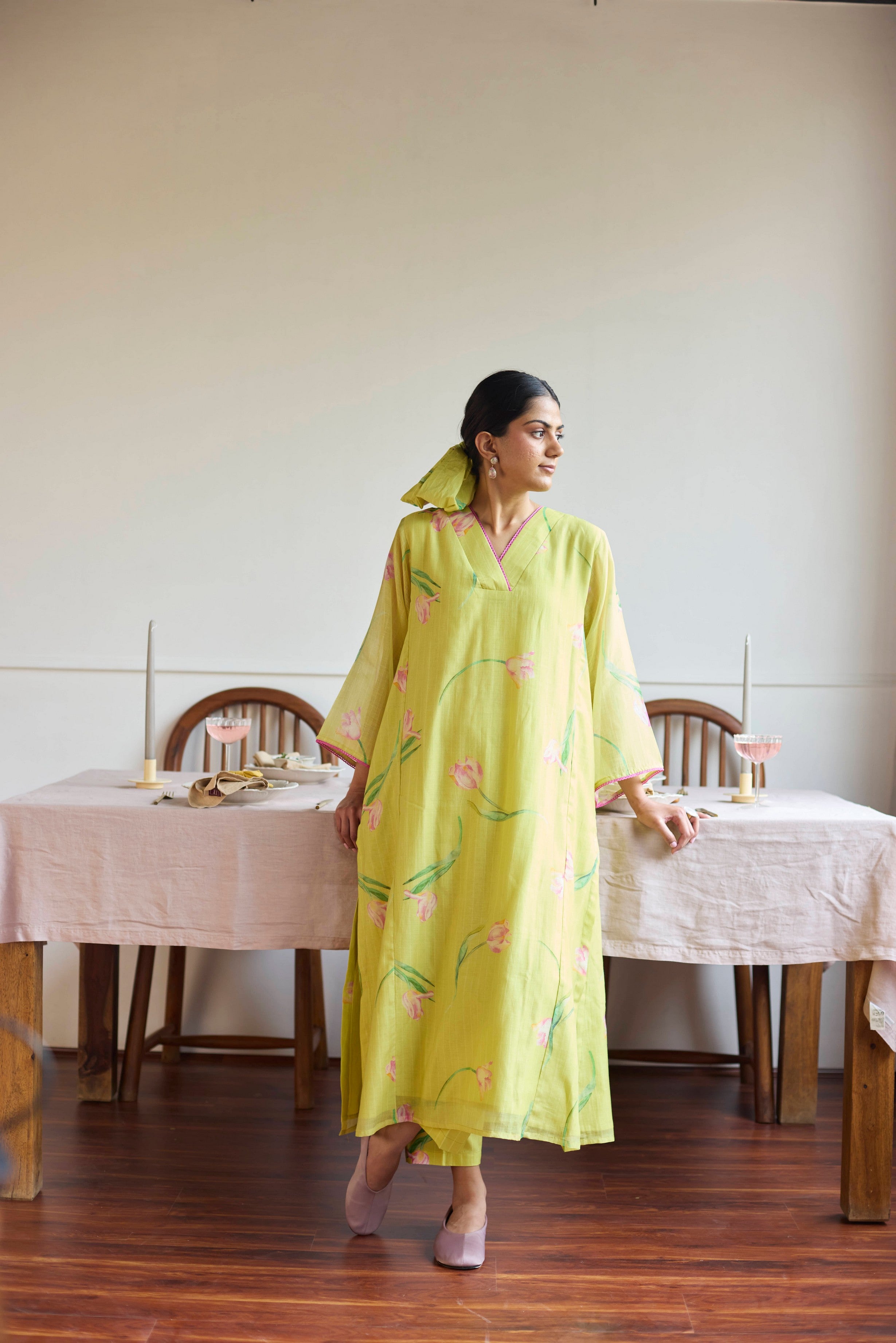 LIME TULIP RELAXED FIT CO ORD