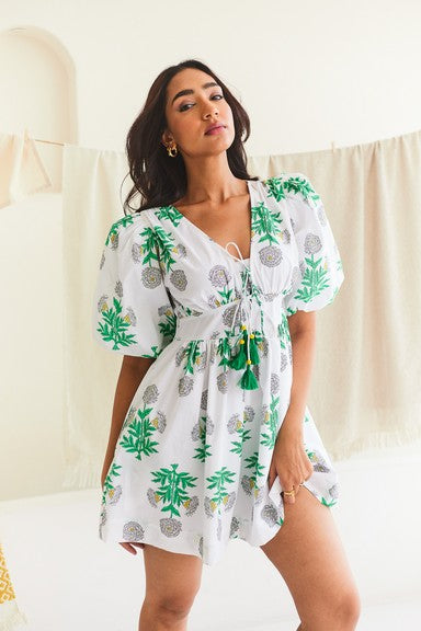 Floral Print Short Dress