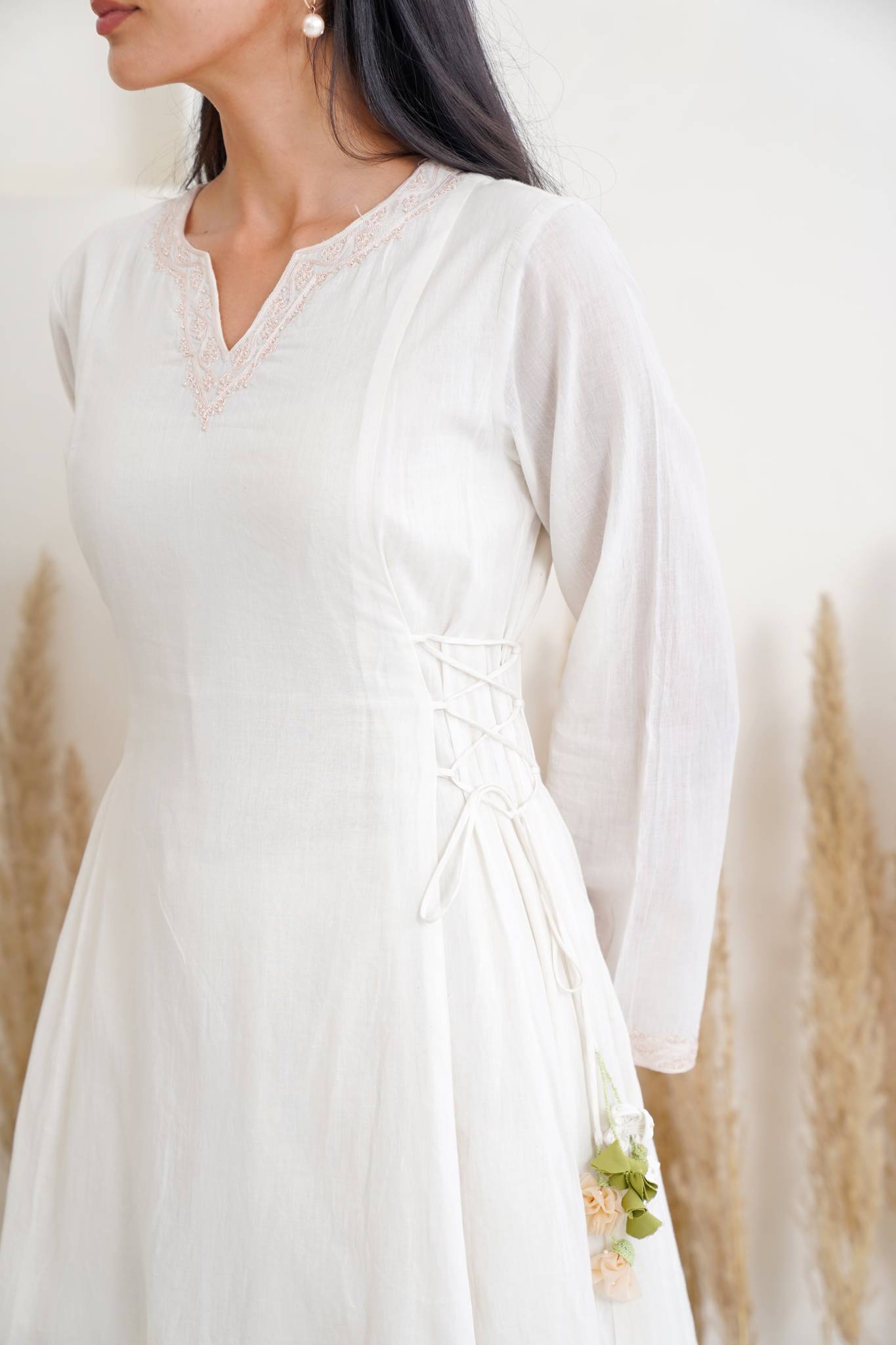 Ivory Cashmere Kurta