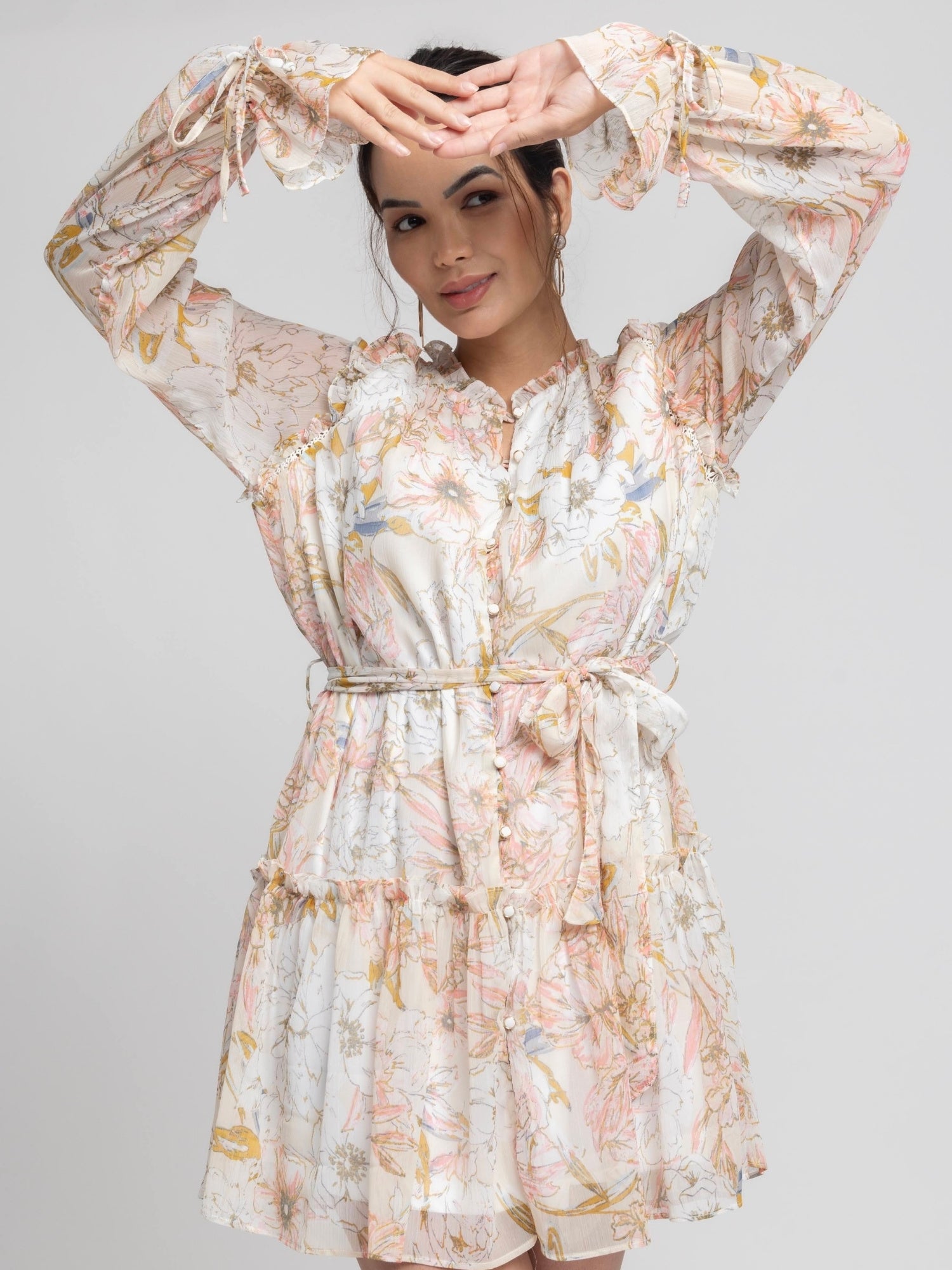 Creamsicle Flare Mini Dress
