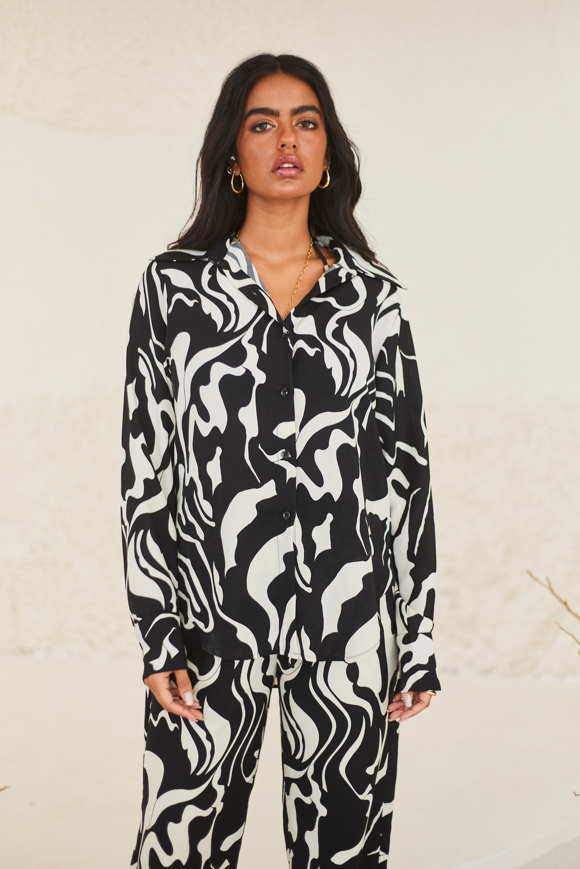 Abstract Printed Shirt