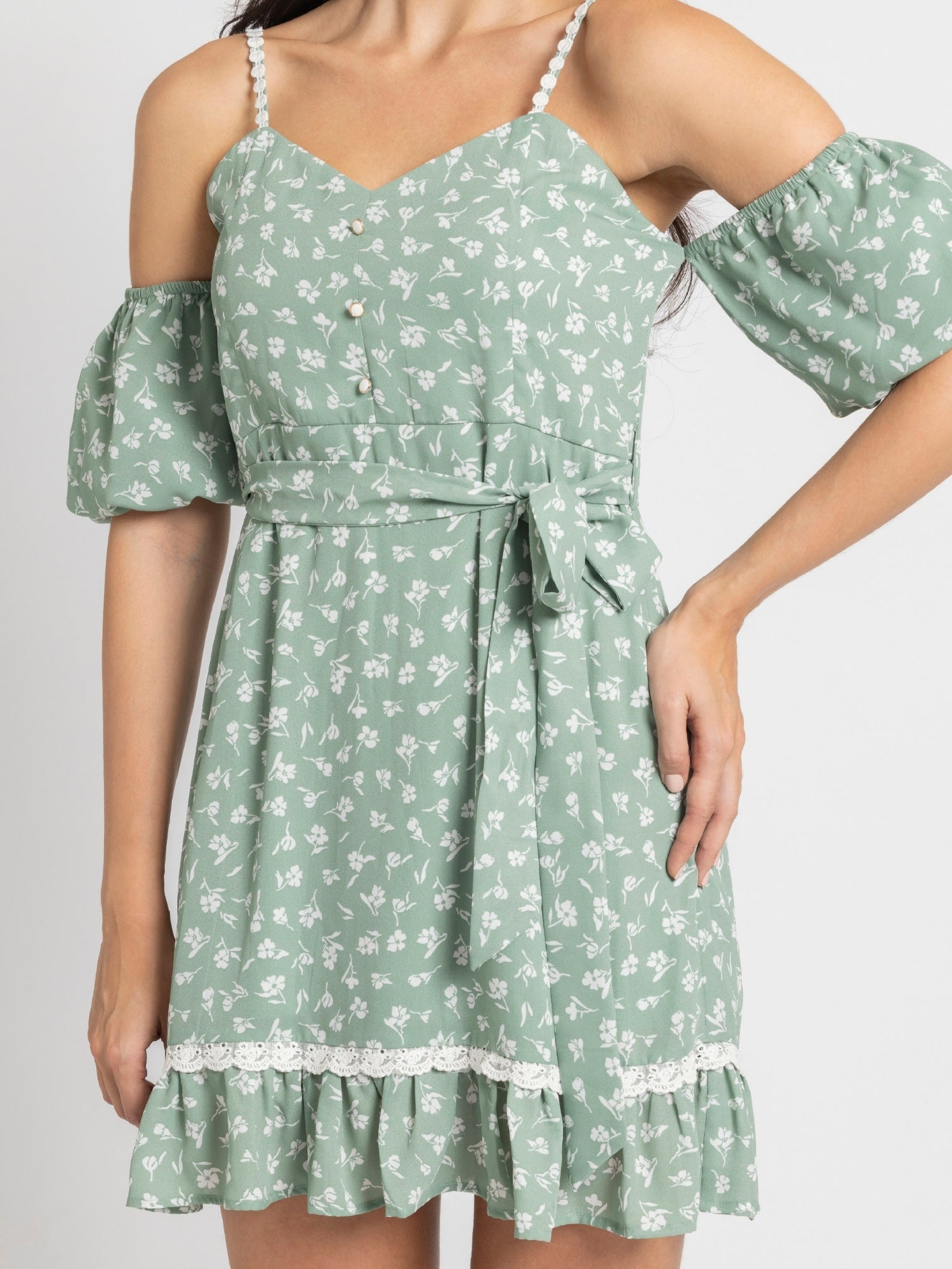 Tranquil Garden Mini Dress