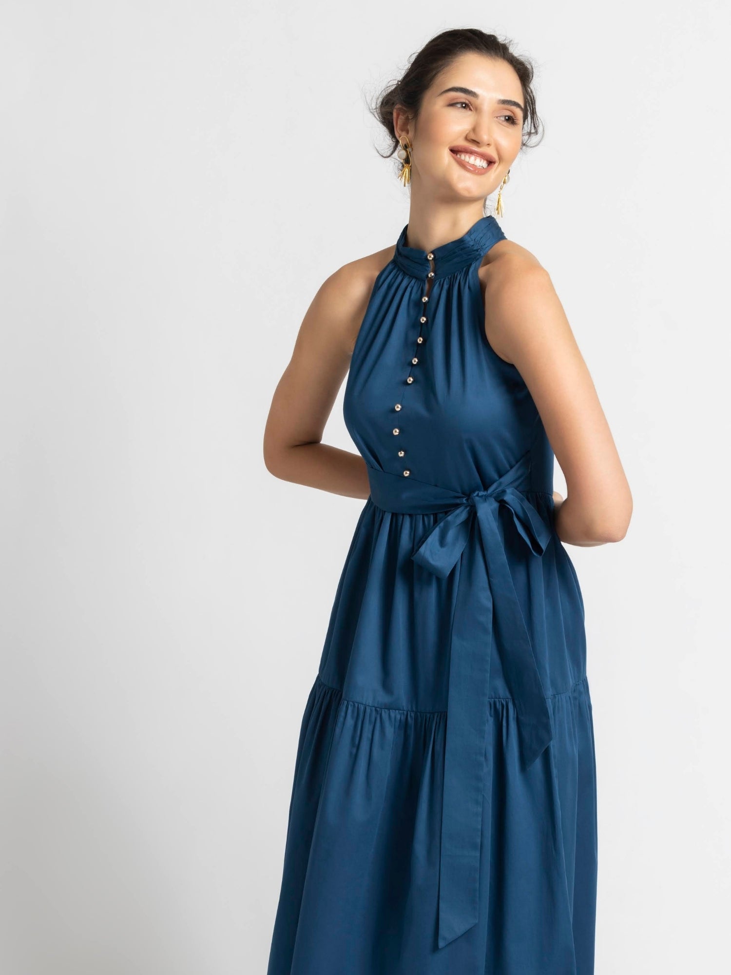 Teal Temptation Midi Dress
