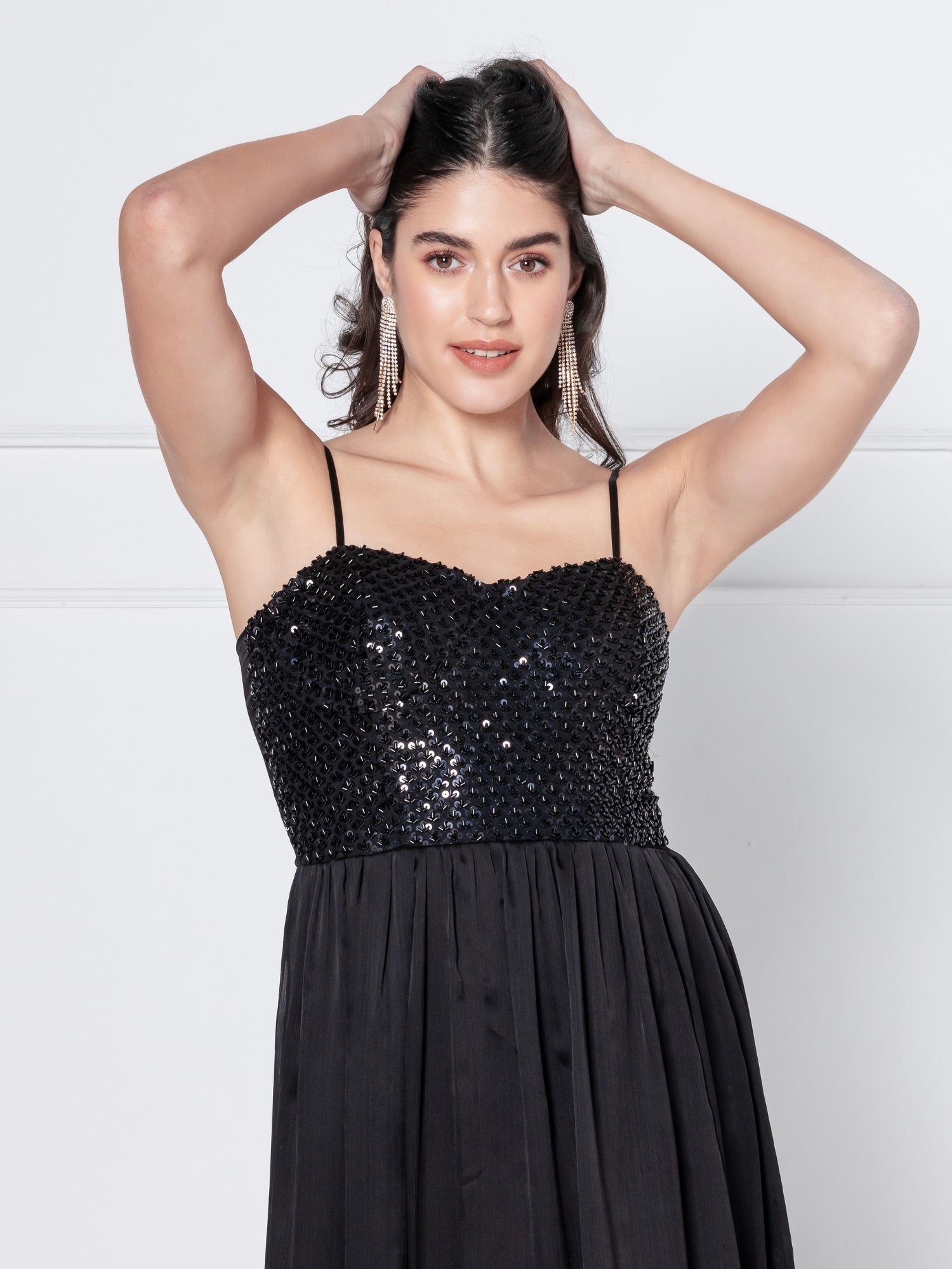 Midnight Luxe Gala Gown