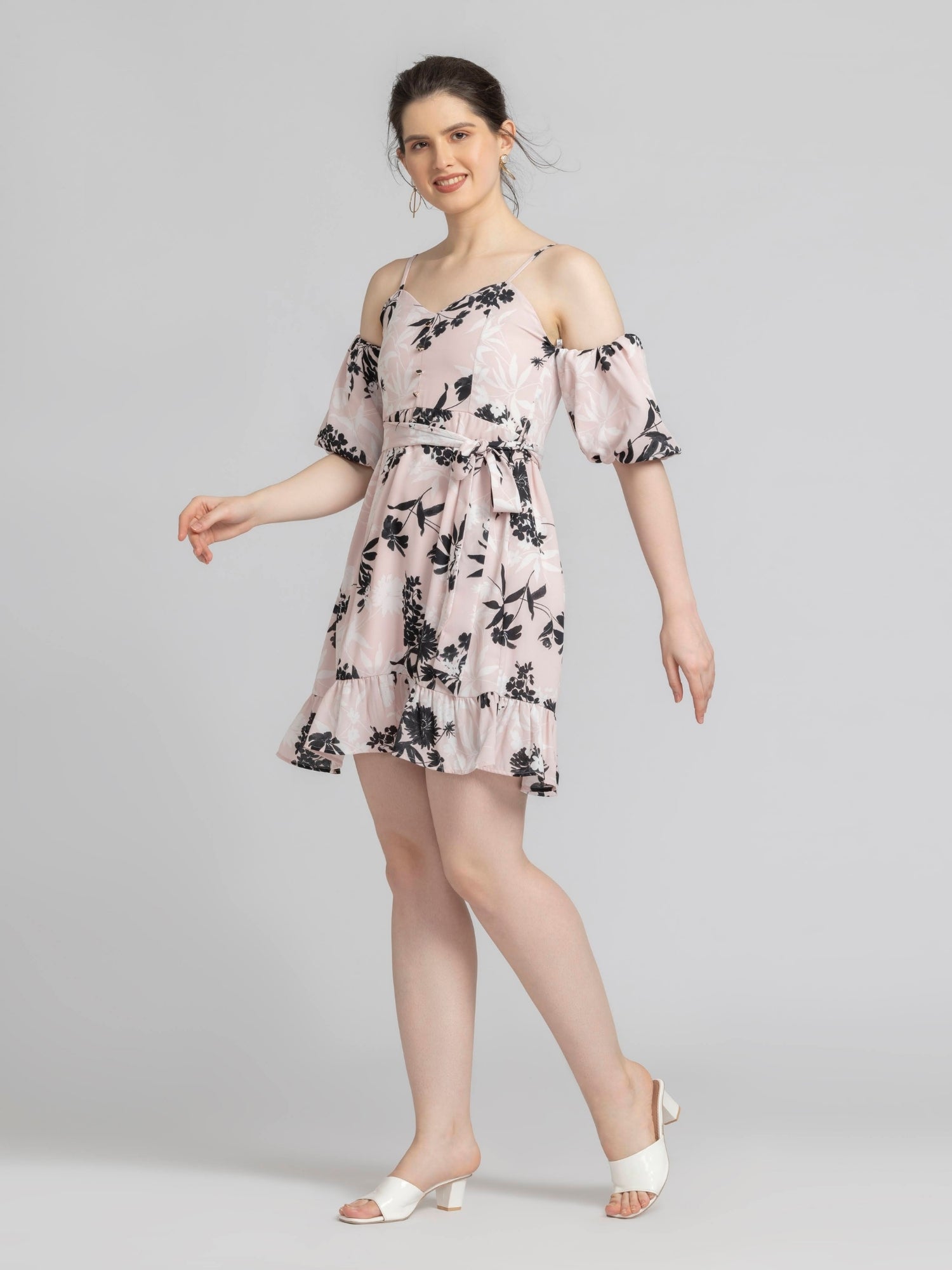 Blushing Petal Mini Dress
