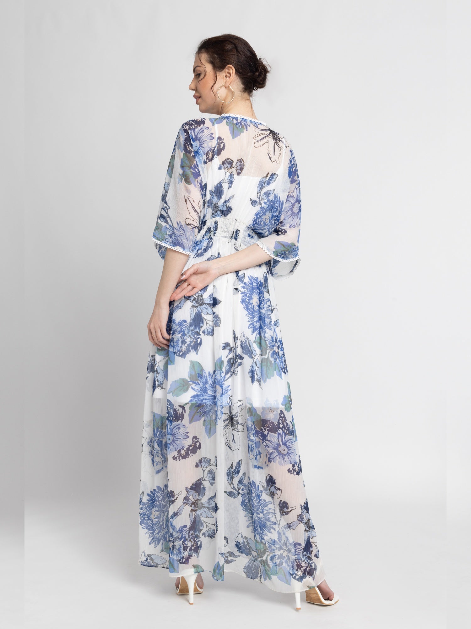 Serene Floral Maxi Dress