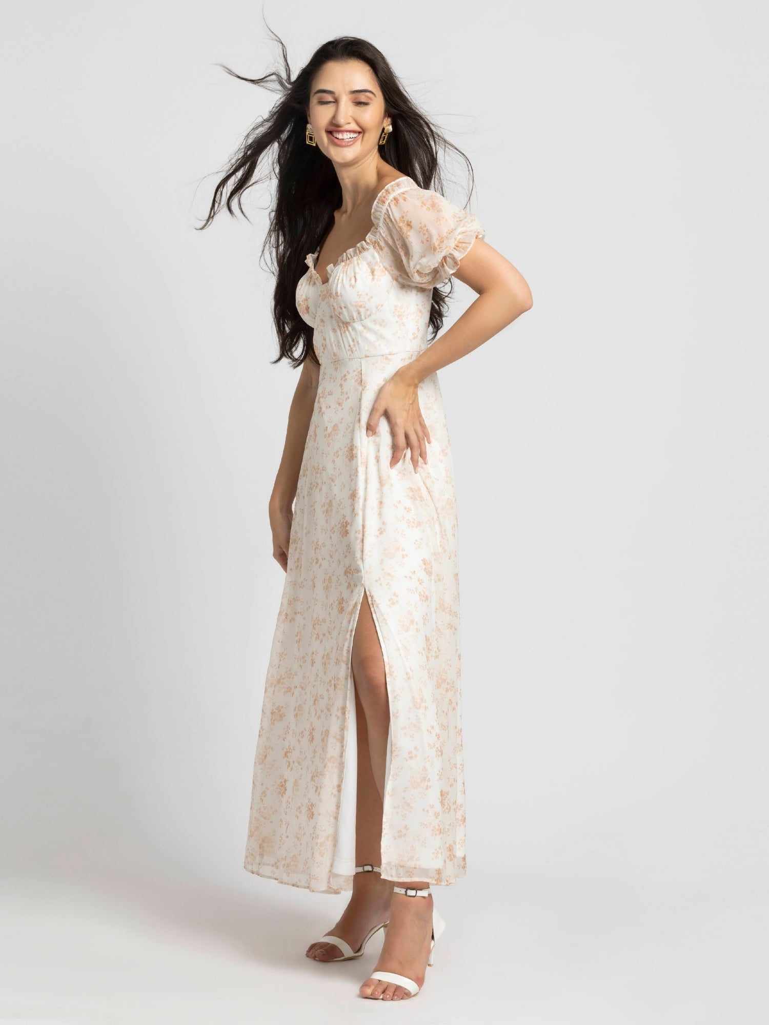 Crimson Comfort Maxi Dress