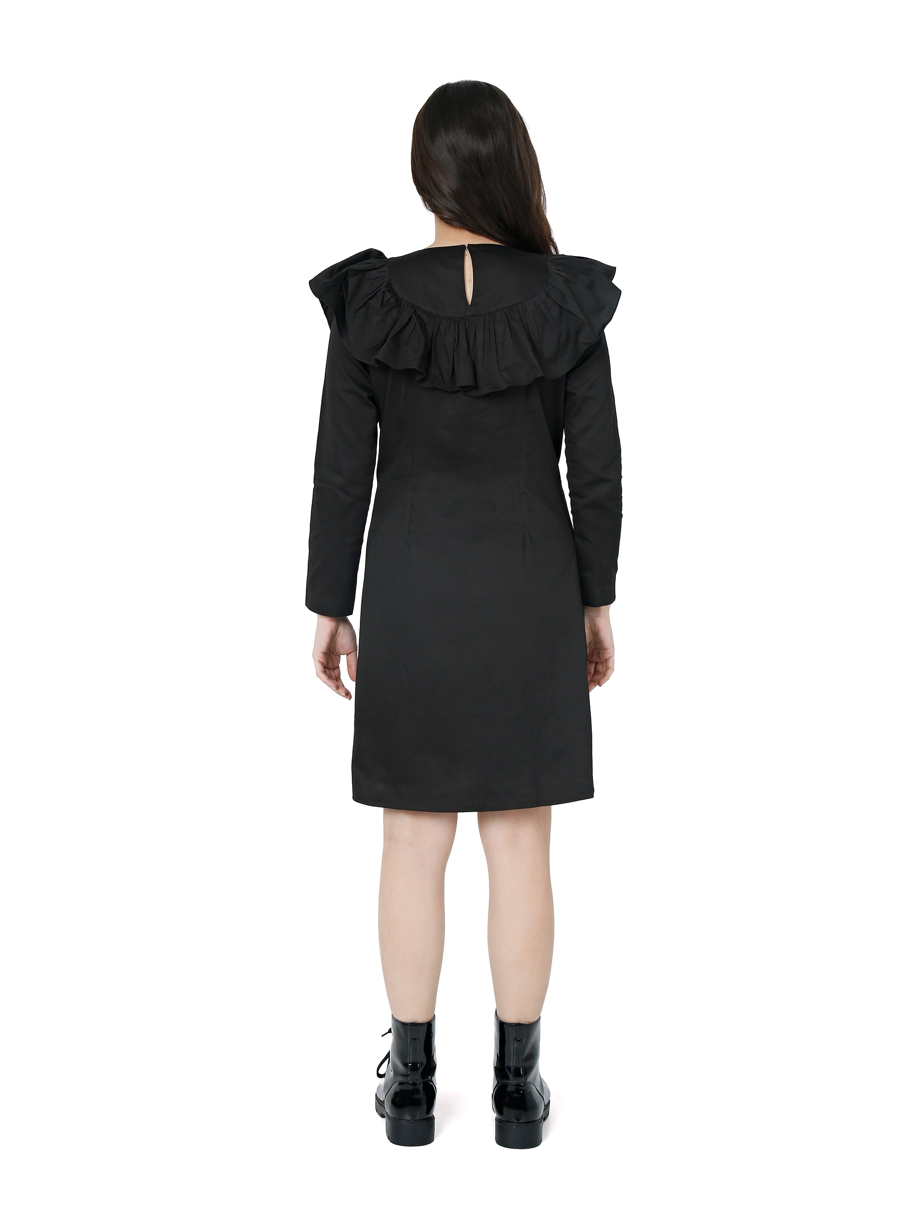 Cotton Satin Dress