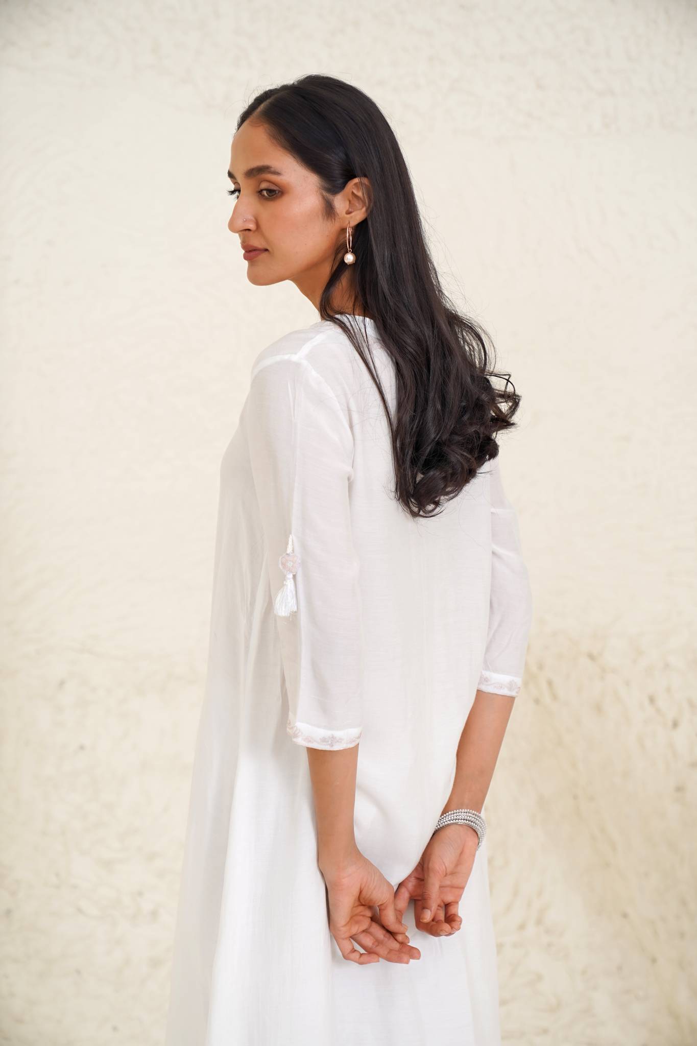 Vanilla Foliage Kurta