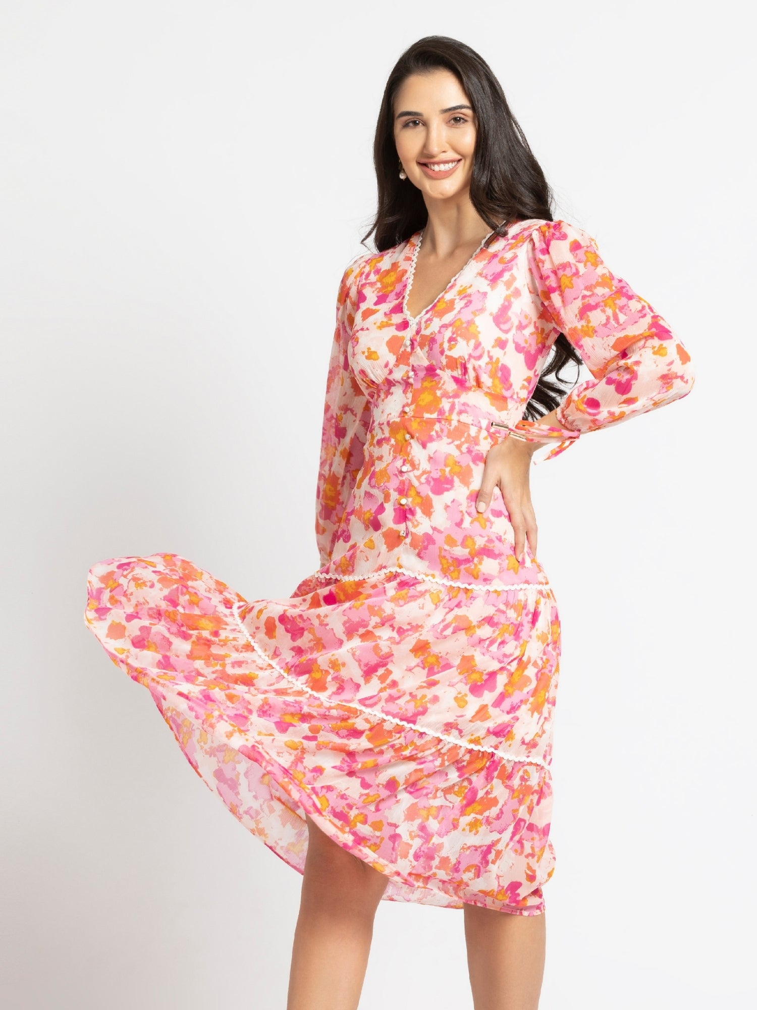 Meadow Muse Midi Dress