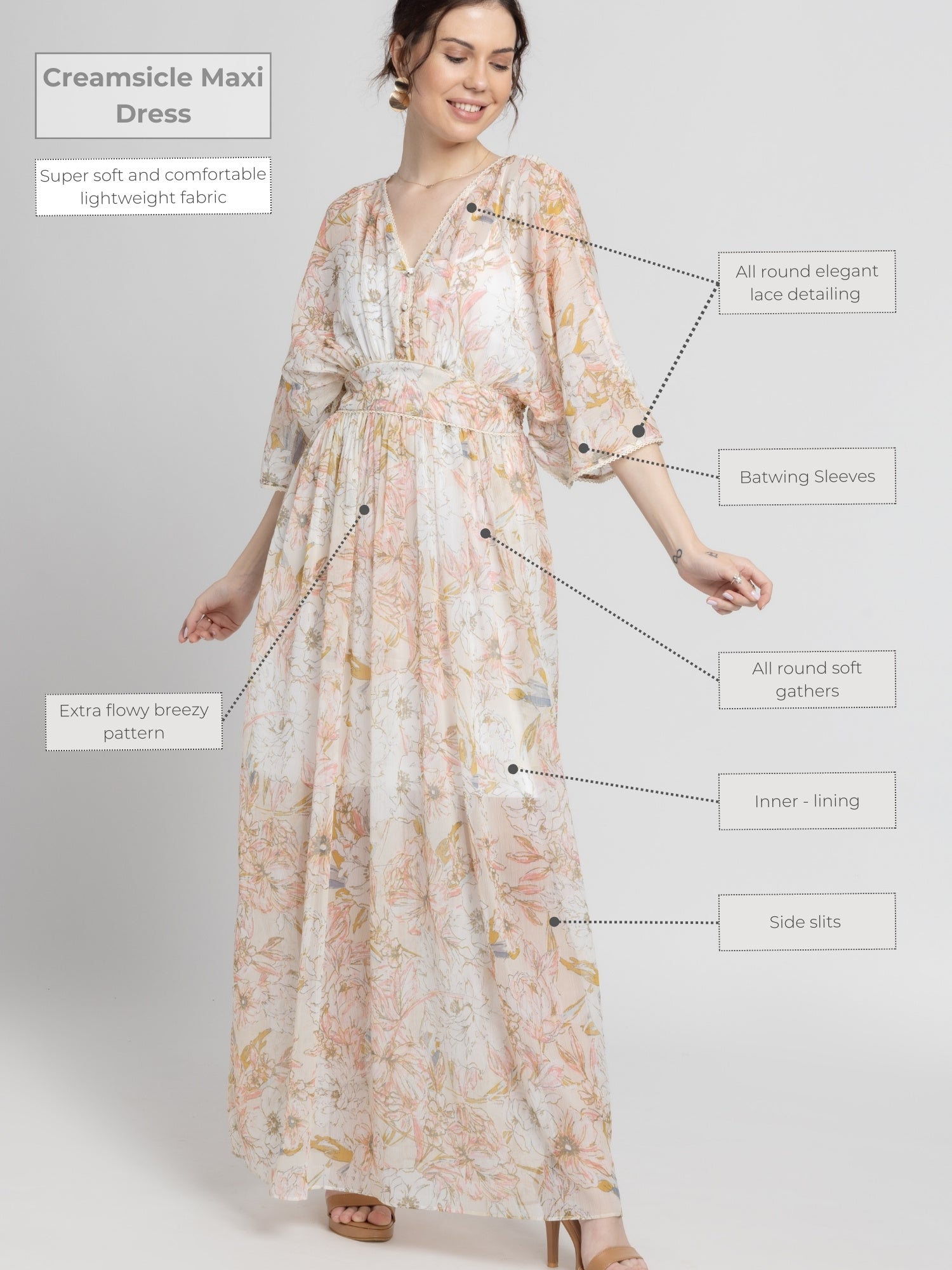 Creamsicle Maxi Dress